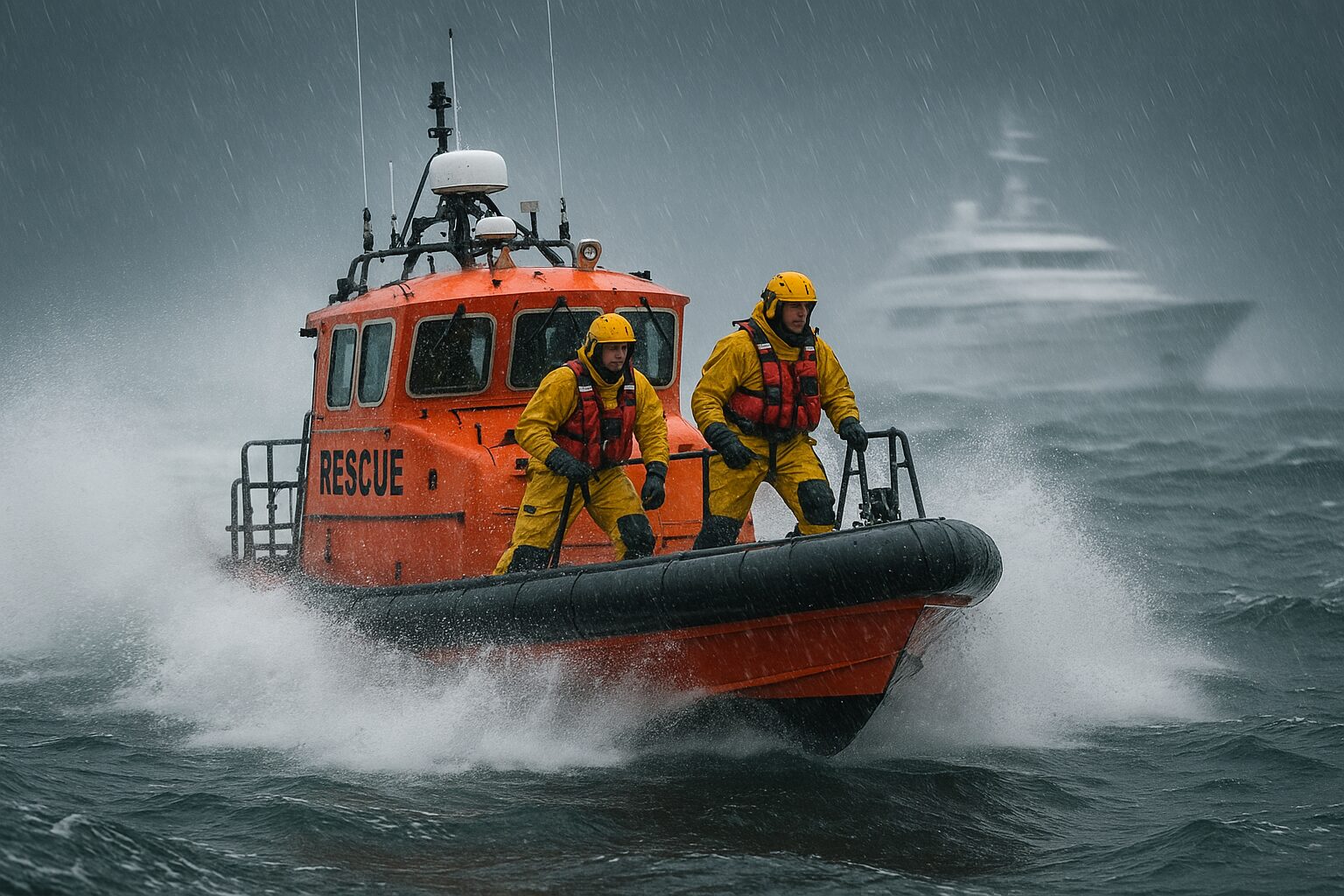 Rescue Boat Operations in Adverse Weather
