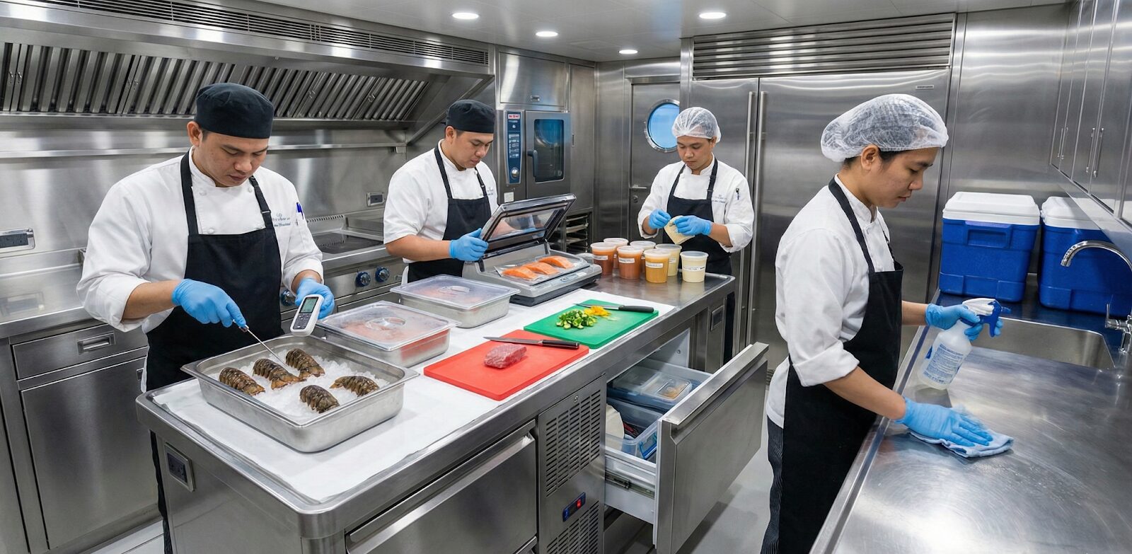 Food Safety in Specific Maritime Environments
